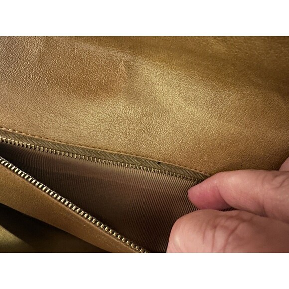 Vintage Morris Moskowitz Leather Clutch And Wallet Set Old Money 1960s 1970s - Picture 8 of 11